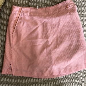 Lady Hagen Seersucker Golf Skort